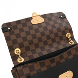 LOUIS VUITTON ルイヴィトン ダミエ ヴァヴァン PM ブラウン N40108 レディース ダミエキャンバス ショルダーバッグ Aランク 中古 銀蔵