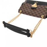 LOUIS VUITTON ルイヴィトン ダミエ ヴァヴァン PM ブラウン N40108 レディース ダミエキャンバス ショルダーバッグ Aランク 中古 銀蔵