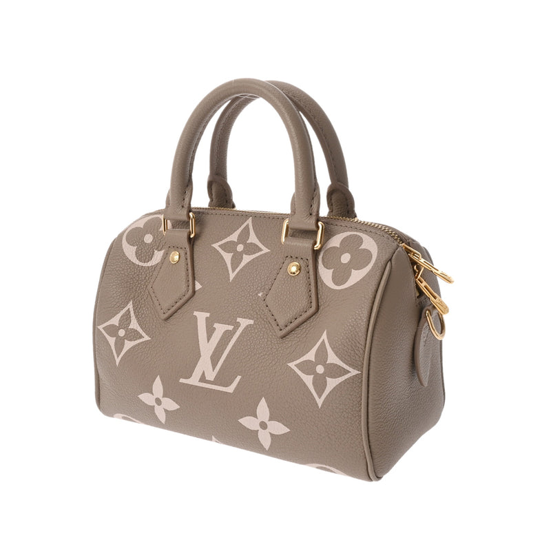 LOUIS VUITTON ルイヴィトン モノグラムアンプラント スピーディ バンドリエール 20 2WAY トゥルトレールクレーム M46575 レディース レザー ハンドバッグ 新同 中古 銀蔵