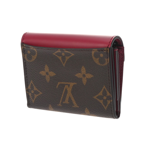 LOUIS VUITTON ルイヴィトン モノグラム ポルトフォイユ ゾエ フューシャ M62932 レディース モノグラムキャンバス 三つ折り財布 Aランク 中古 銀蔵