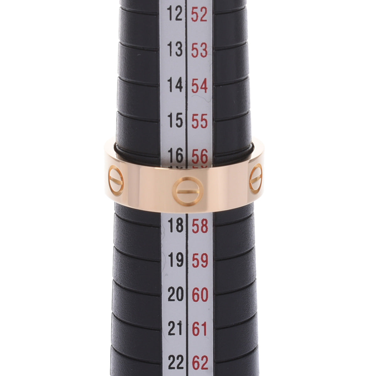 カルティエ ラブリング #57 レディース K18イエローゴールド リング 
