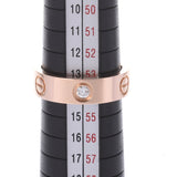 CARTIER カルティエ ラブリング #54 ハーフダイヤ 14号 レディース K18ピンクゴールド リング・指輪 Aランク 中古 銀蔵
