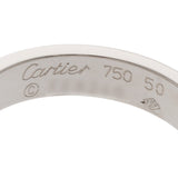 CARTIER カルティエ ミニ ラブ #50 10号 レディース K18ホワイトゴールド リング・指輪 Aランク 中古 銀蔵