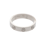 CARTIER カルティエ ミニ ラブ #50 10号 レディース K18ホワイトゴールド リング・指輪 Aランク 中古 銀蔵