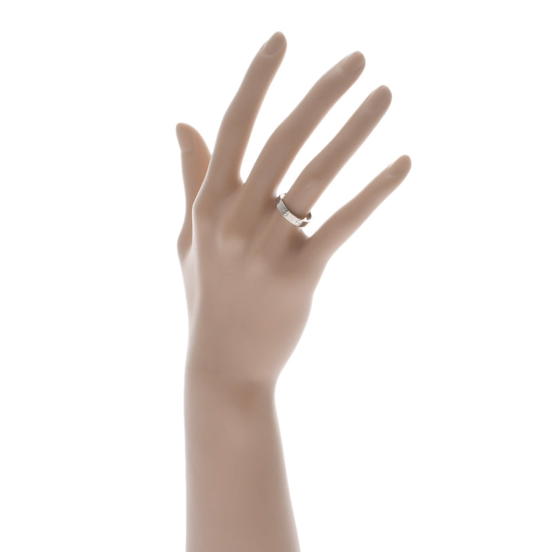 CARTIER カルティエ ミニ ラブ #50 10号 レディース K18ホワイトゴールド リング・指輪 Aランク 中古 銀蔵