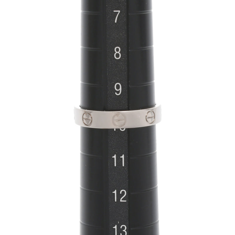 CARTIER カルティエ ミニ ラブ #50 10号 レディース K18ホワイトゴールド リング・指輪 Aランク 中古 銀蔵