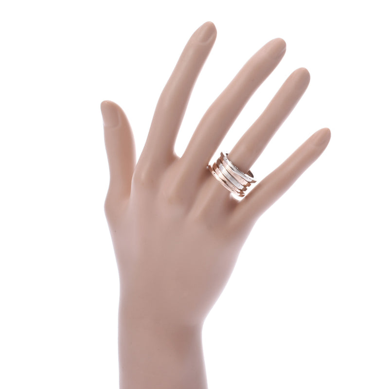 BVLGARI ブルガリ B-ZERO1 リング #58 Mサイズ 17号 レディース K18ピンクゴールド K18ホワイトゴールド リング・指輪 Aランク 中古 銀蔵