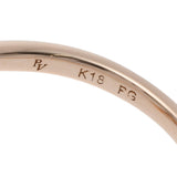 Ponte Vecchio ポンテヴェキオ フラワー 蝶モチーフ サファイア 0.18ct #9.5 9.5号 レディース K18ピンクゴールド リング・指輪 Aランク 中古 銀蔵