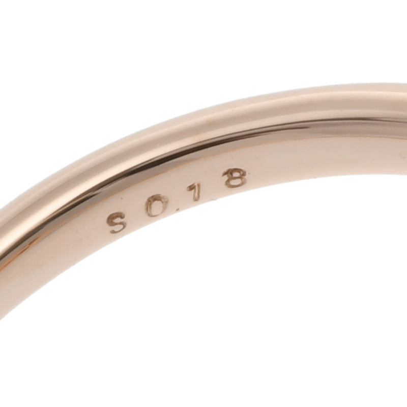 Ponte Vecchio ポンテヴェキオ フラワー 蝶モチーフ サファイア 0.18ct #9.5 9.5号 レディース K18ピンクゴールド リング・指輪 Aランク 中古 銀蔵