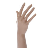 Ponte Vecchio ポンテヴェキオ フラワー 蝶モチーフ サファイア 0.18ct #9.5 9.5号 レディース K18ピンクゴールド リング・指輪 Aランク 中古 銀蔵