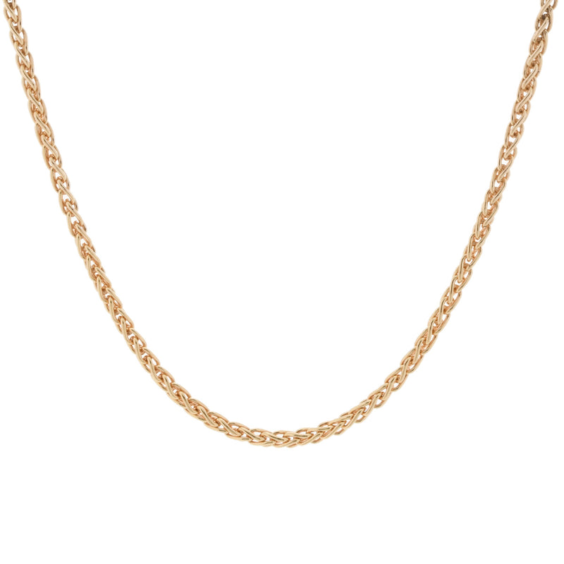 TIFFANY&Co. ティファニー スパイク チェーン レディース K18イエローゴールド ネックレス Aランク 中古 銀蔵