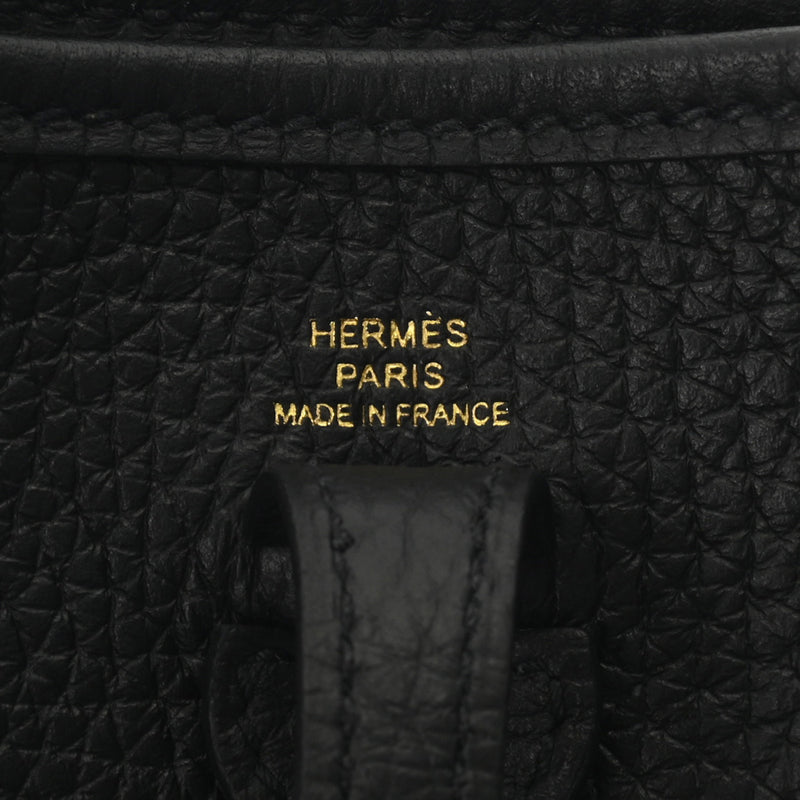 HERMES エルメス エヴリン アマゾン TPM ブラック W刻印(2024年頃) レディース トリヨンクレマンス ショルダーバッグ 新品 銀蔵