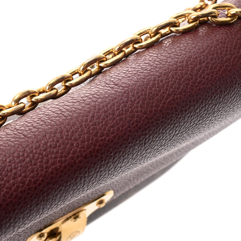 LOUIS VUITTON ルイヴィトン モノグラム サン プラシード  ボルドー M43715 レディース モノグラムキャンバス ショルダーバッグ Bランク 中古 銀蔵