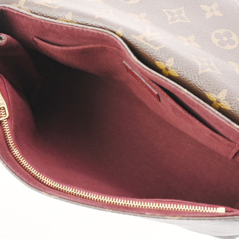 LOUIS VUITTON ルイヴィトン モノグラム サン プラシード  ボルドー M43715 レディース モノグラムキャンバス ショルダーバッグ Bランク 中古 銀蔵