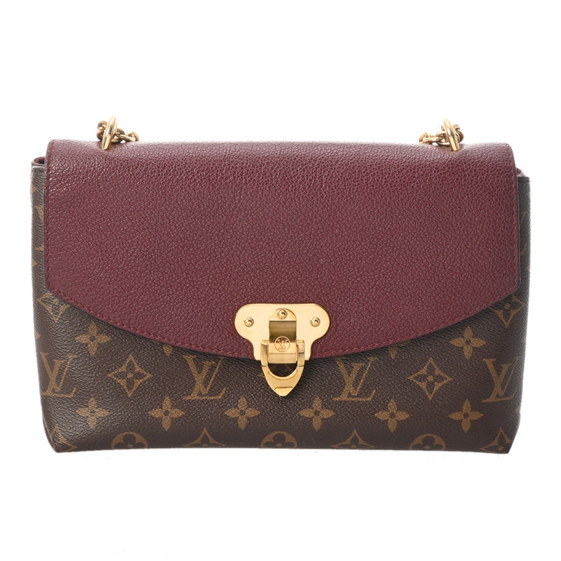 LOUIS VUITTON ルイヴィトン モノグラム サン プラシード  ボルドー M43715 レディース モノグラムキャンバス ショルダーバッグ Bランク 中古 銀蔵