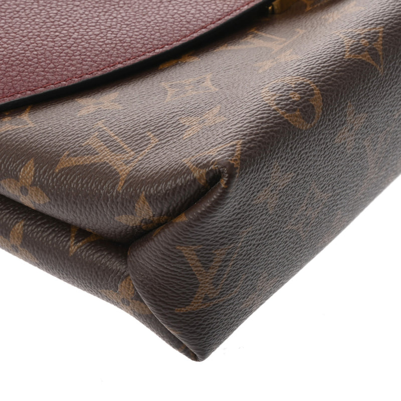 LOUIS VUITTON ルイヴィトン モノグラム サン プラシード  ボルドー M43715 レディース モノグラムキャンバス ショルダーバッグ Bランク 中古 銀蔵
