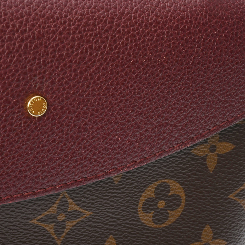 LOUIS VUITTON ルイヴィトン モノグラム サン プラシード  ボルドー M43715 レディース モノグラムキャンバス ショルダーバッグ Bランク 中古 銀蔵