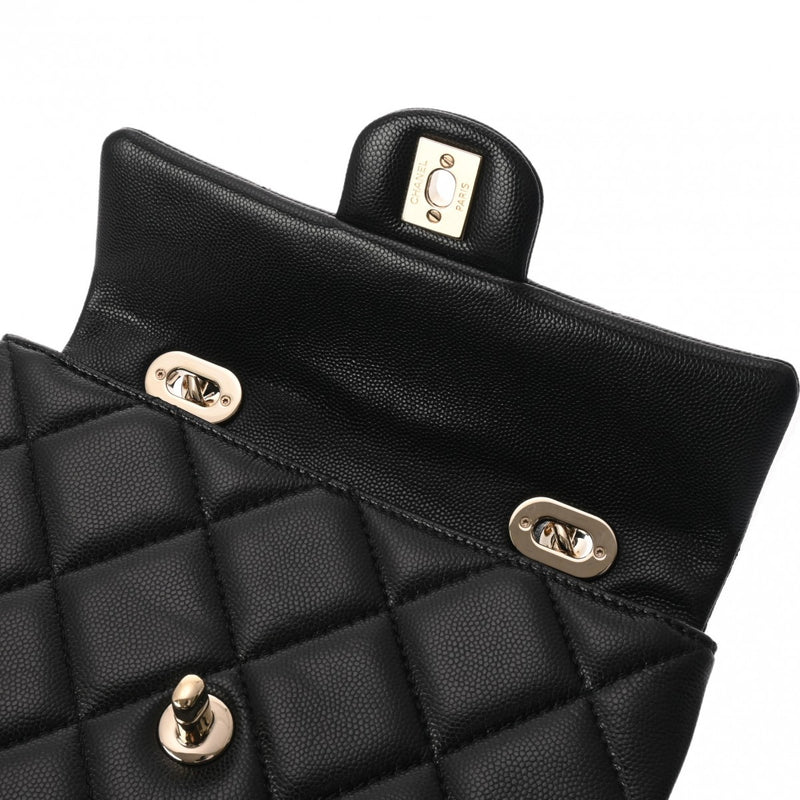 CHANEL シャネル マトラッセ トップハンドル 2WAY ブラック AS4711 レディース キャビアスキン ショルダーバッグ Aランク 中古 銀蔵