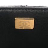 CHANEL シャネル マトラッセ トップハンドル 2WAY ブラック AS4711 レディース キャビアスキン ショルダーバッグ Aランク 中古 銀蔵