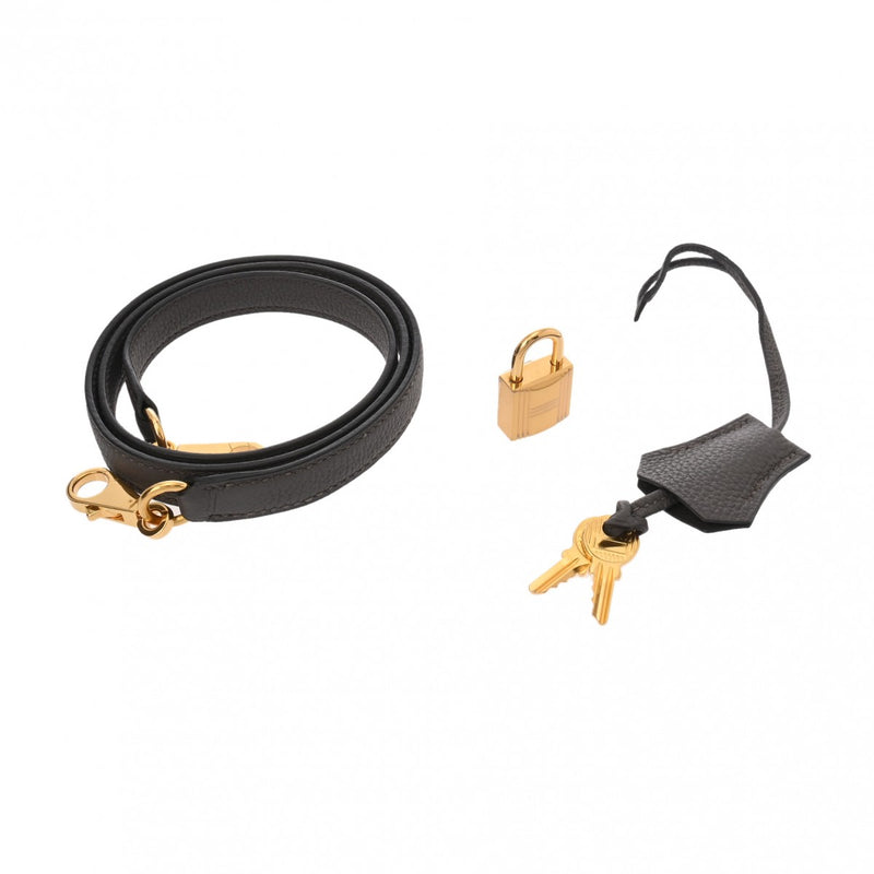 HERMES エルメス ケリー 28 内縫い 2WAY エタン A刻印(2017年頃) レディース トゴ ハンドバッグ Aランク 中古 銀蔵