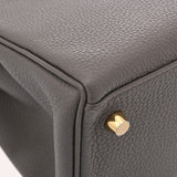 HERMES エルメス ケリー 28 内縫い 2WAY エタン A刻印(2017年頃) レディース トゴ ハンドバッグ Aランク 中古 銀蔵