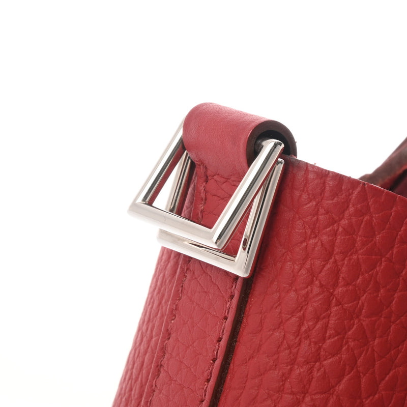 HERMES エルメス ピコタンロック PM  ルージュグレナ □R刻印(2014年頃) レディース トリヨンクレマンス ハンドバッグ Aランク 中古 銀蔵