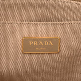 PRADA プラダ カナパ 2WAY ベージュ 1BG642 レディース キャンバス ハンドバッグ Bランク 中古 銀蔵