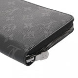 LOUIS VUITTON ルイヴィトン ジッピーオーガナイザー NM ブラック/グレー M82081 メンズ モノグラムエクリプス 長財布 Aランク 中古 銀蔵