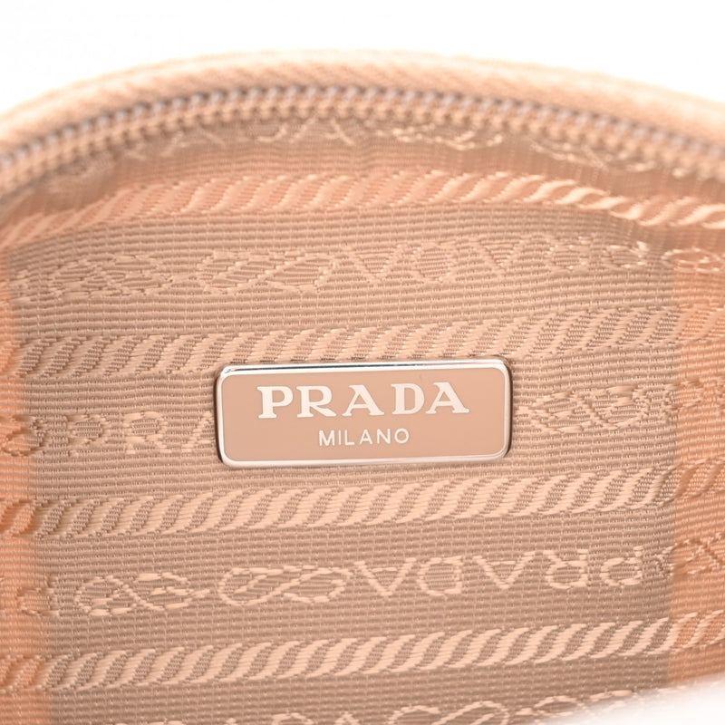 PRADA プラダ Re-Edition 2000 ミニバッグ ベージュ 1NE515 レディース ナイロン ハンドバッグ ABランク 中古 銀蔵