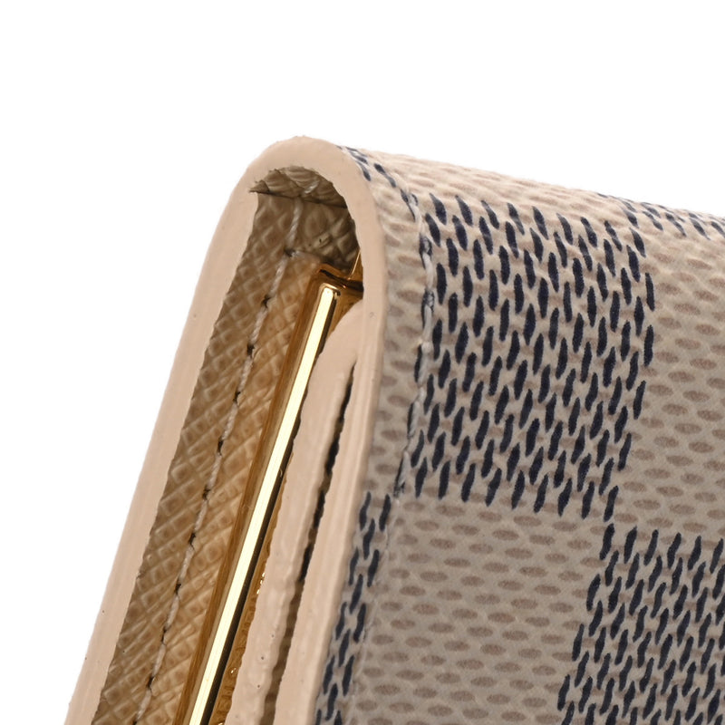 LOUIS VUITTON ルイヴィトン ダミエアズール ミュルティクレ4 ホワイト N60020 レディース ダミエアズールキャンバス キーケース ABランク 中古 銀蔵