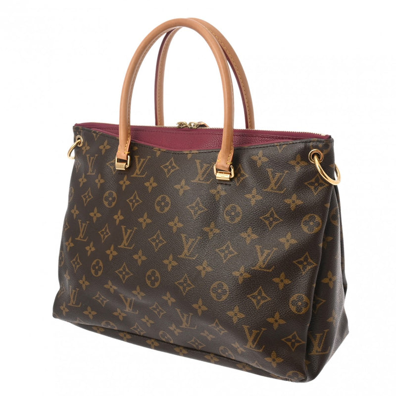 LOUIS VUITTON ルイヴィトン モノグラム パラス 2WAYバッグ ローズブリュエール M43705 レディース レザー ハンドバッグ ABランク 中古 銀蔵