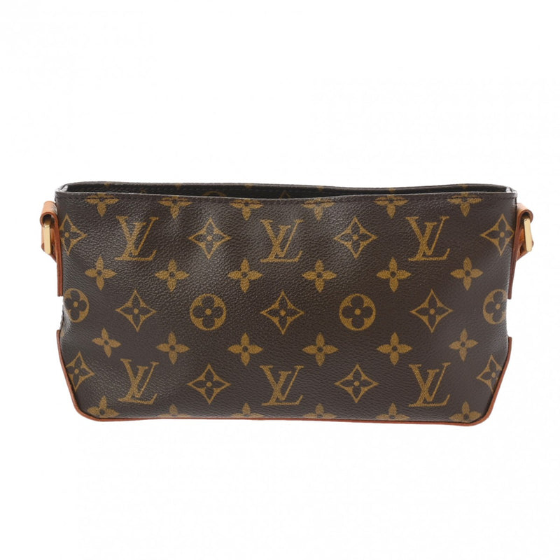 LOUIS VUITTON ルイヴィトン モノグラム トロター  ブラウン M51240 レディース モノグラムキャンバス ショルダーバッグ ABランク 中古 銀蔵