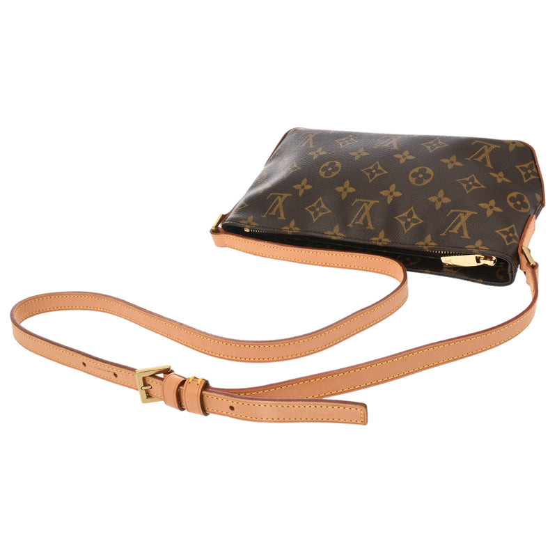 LOUIS VUITTON ルイヴィトン モノグラム トロター  ブラウン M51240 レディース モノグラムキャンバス ショルダーバッグ ABランク 中古 銀蔵