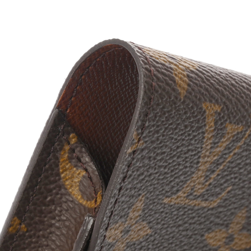 LOUIS VUITTON ルイヴィトン モノグラム シガレットケース ブラウン M63024 レディース モノグラムキャンバス ブランド小物 Aランク 中古 銀蔵