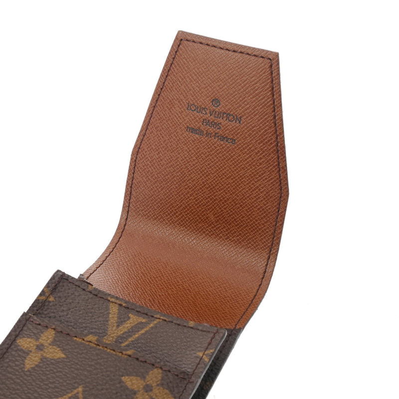 LOUIS VUITTON ルイヴィトン モノグラム シガレットケース ブラウン M63024 レディース モノグラムキャンバス ブランド小物 Aランク 中古 銀蔵