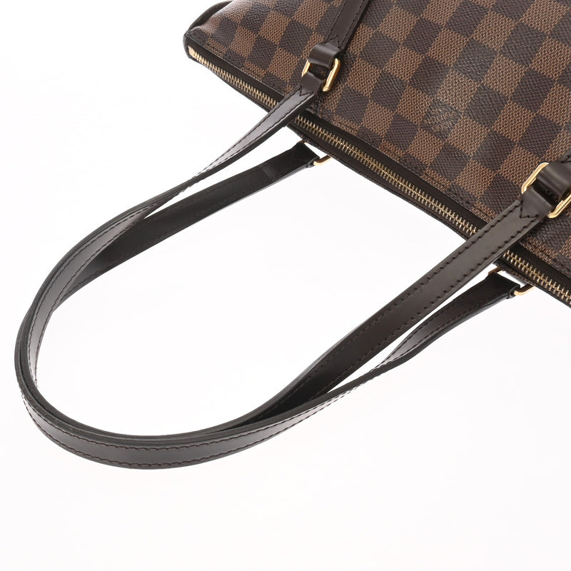 LOUIS VUITTON ルイヴィトン ダミエ トータリー PM ブラウン N41282 レディース ダミエキャンバス トートバッグ Bランク 中古 銀蔵