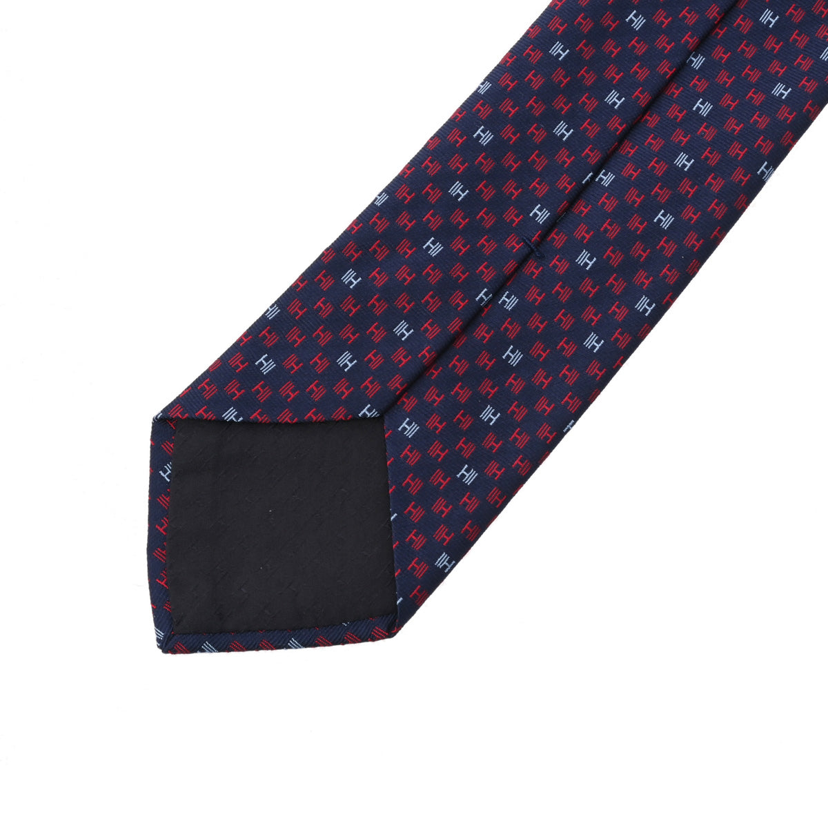 HERMES エルメス　ネイビー Hロゴ シルクネクタイ 中古・古着通販】HERMES (エルメス) Hロゴシルクネクタイ ネイビー
