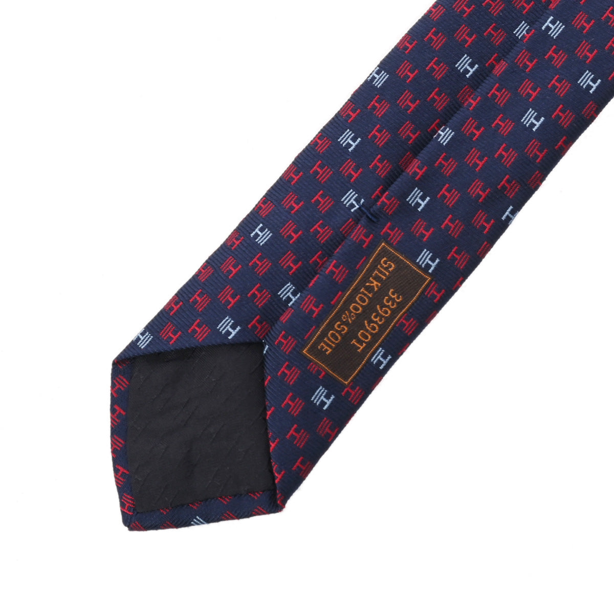 エルメスH柄 ネイビー メンズ シルク100% ネクタイ 339390T HERMES エルメスH柄 ネイビー メンズ シルク100% ネクタイ 339390T HERMES