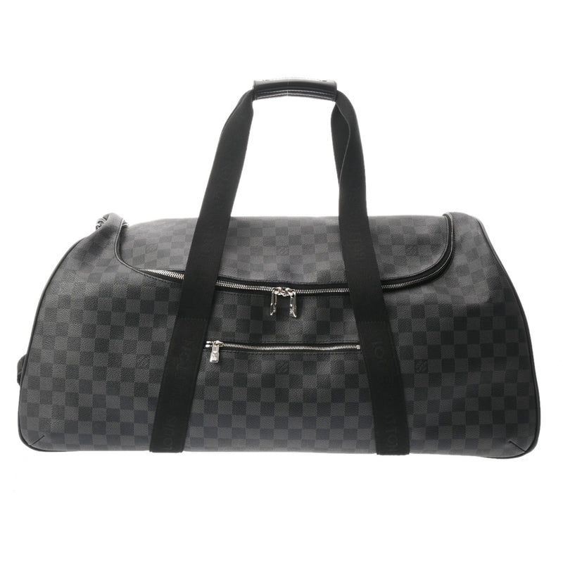 LOUIS VUITTON ルイヴィトン ダミエグラフィット エオール 65 キャリーケース 黒/グレー N23001 メンズ ダミエグラフィットキャンバス ボストンバッグ Bランク 中古 銀蔵