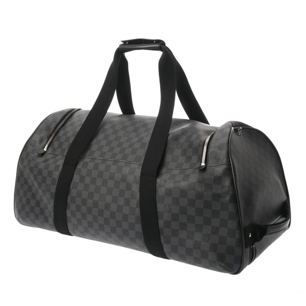 LOUIS VUITTON ルイヴィトン ダミエグラフィット エオール 65 キャリーケース 黒/グレー N23001 メンズ ダミエグラフィットキャンバス ボストンバッグ Bランク 中古 銀蔵