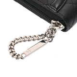 CHANEL シャネル カンボンライン ココマーク ラウンドファスナー 黒/黒 A50078 レディース ラムスキン/エナメル 長財布 Aランク 中古 銀蔵