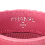 CHANEL シャネル カードケース ブリリアント  ピンク A48703 レディース エナメル 名刺入れ Bランク 中古 銀蔵