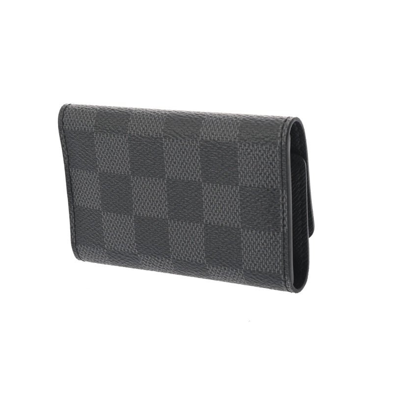 LOUIS VUITTON ルイヴィトン ダミエグラフィット ミュルティクレ 6 黒/グレー N62662 メンズ ダミエグラフィットキャンバス キーケース Aランク 中古 銀蔵