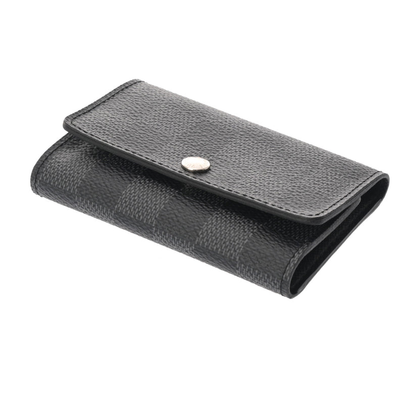 LOUIS VUITTON ルイヴィトン ダミエグラフィット ミュルティクレ 6 黒/グレー N62662 メンズ ダミエグラフィットキャンバス キーケース Aランク 中古 銀蔵
