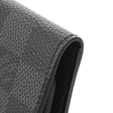 LOUIS VUITTON ルイヴィトン ダミエグラフィット ミュルティクレ 6 黒/グレー N62662 メンズ ダミエグラフィットキャンバス キーケース Aランク 中古 銀蔵