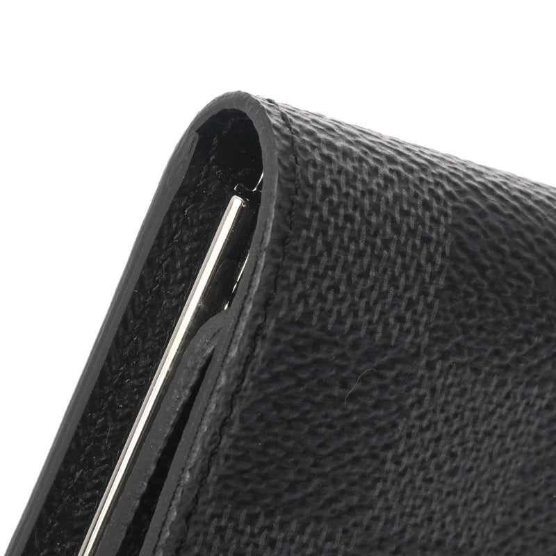 LOUIS VUITTON ルイヴィトン ダミエグラフィット ミュルティクレ 6 黒/グレー N62662 メンズ ダミエグラフィットキャンバス キーケース Aランク 中古 銀蔵