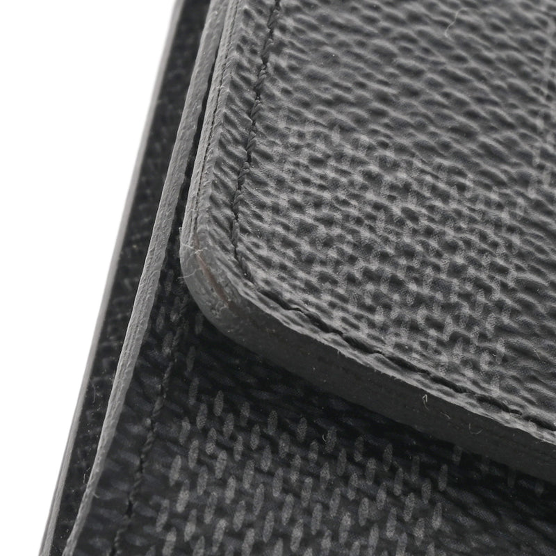 LOUIS VUITTON ルイヴィトン ダミエグラフィット ミュルティクレ 6 黒/グレー N62662 メンズ ダミエグラフィットキャンバス キーケース Aランク 中古 銀蔵