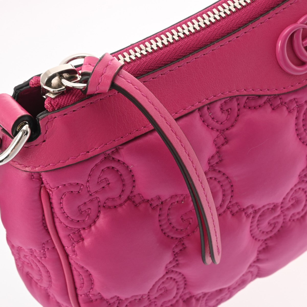 グッチGGマトラッセ 2WAYハンドバッグ ピンク レディース ショルダー