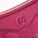 GUCCI グッチ GGマトラッセ 2WAYハンドバッグ ピンク 735049 レディース ナイロン/レザー ショルダーバッグ 新同 中古 銀蔵