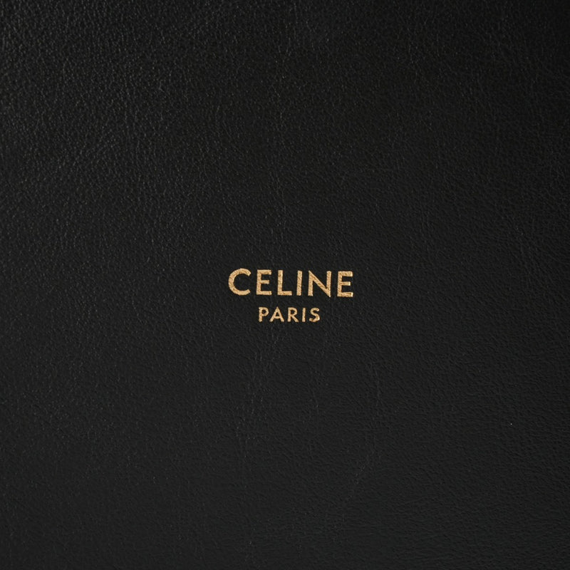 CELINE セリーヌ バケット16 2WAY ブラック 195573CR8 レディース サプルグレインドカーフスキン ショルダーバッグ ABランク 中古 銀蔵